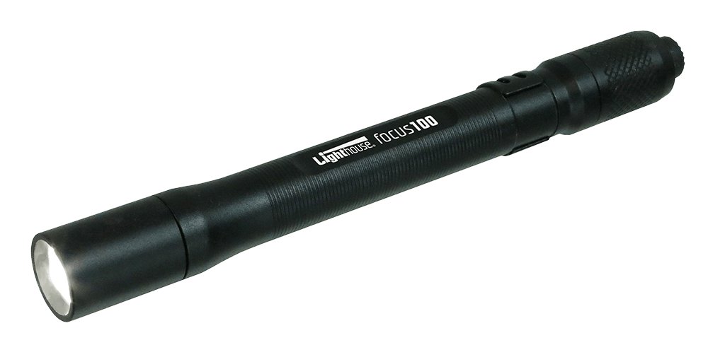 Batteries Lighthouse FOCUS100 Elite High Performance LED Pen Torch 100 Lumens 