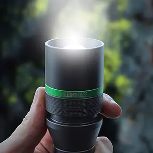 Lighthouse LED Focus Beam Hand Torch Rechargeable