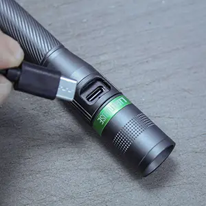 Lighthouse LED Focus Beam Pen Torch - Rechargeable