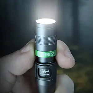 Lighthouse LED Focus Beam Pen Torch - Rechargeable