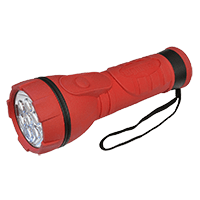Lighthouse 7 LED Rubber Torch - 2xD